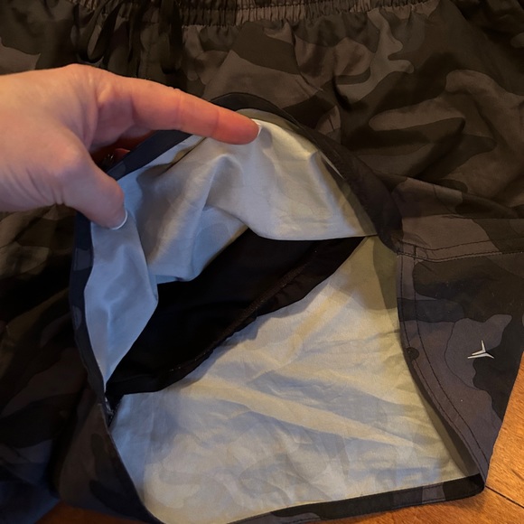 Old Navt Athletic Black and Gray Camo shorts - Picture 2 of 3